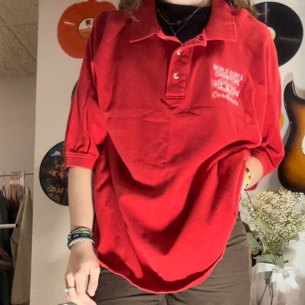 World series cardinals 2005 embroidered shirt